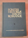 FONTES HISTORIAE DACO ROMANE/ IZVOARELE ISTORIEI ROMANIEI vol.II DE LA ANUL 300-1000