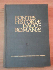 FONTES HISTORIAE DACO ROMANE/ IZVOARELE ISTORIEI ROMANIEI vol.II DE LA ANUL 300-1000 foto