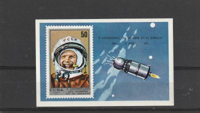 Cosmos,primul cosmonaut Gagarin,Cuba. foto