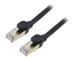 Cablul de rețea F/UTP 1m 28AWG PVC negru