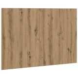 Cumpara ieftin Tablie de pat cu LED, stejar artizanal, 120x1,5x80 cm, lemn