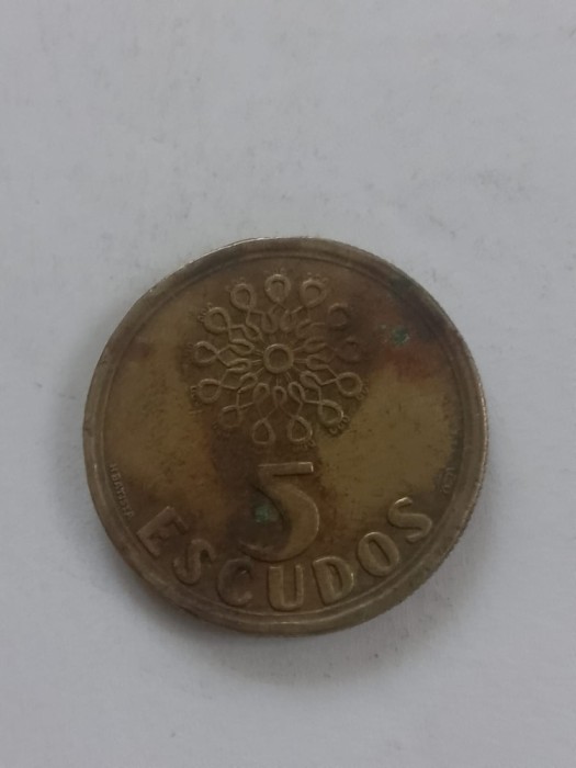 5 escudos 1992
