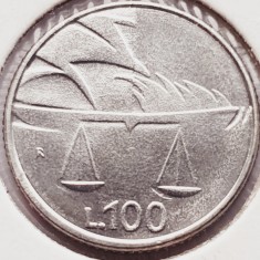 2682 San Marino 100 Lire 1990 Justice km 254 foto