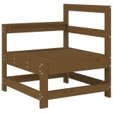 Cumpara ieftin Canapea coltar, maro miere, lemn masiv de pin