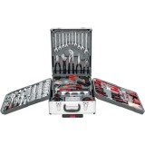 Trusa scule 188 piese chei, tubulare, clești, șurubelnițe și accesor, servieta din aluminiu, Kraft