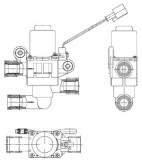 MAHLE AVS 2 000P Supapa magnetica, instalatie magnetica