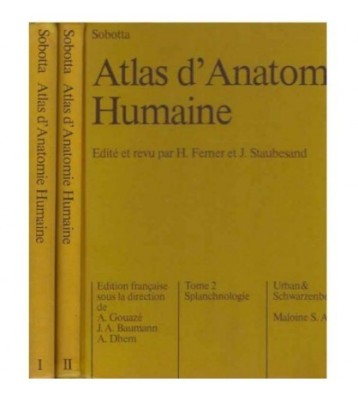 Sobotta - Atlas d&amp;#039;Anatomie Humaine vol. I,II - 124414 foto