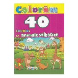 Coloram. 40 de imagini cu animale salbatice