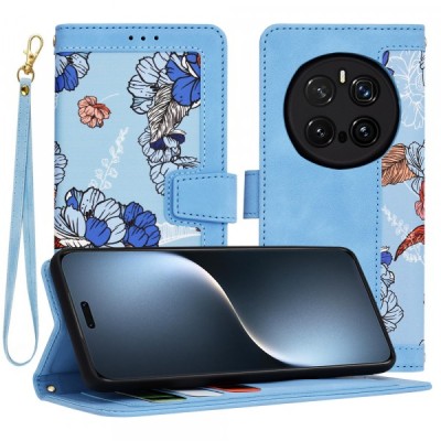 Husa pentru Honor Magic7 Pro, Techsuit, FlipCraft, Bleu foto