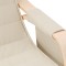 Scaun balansoar, crem, material textil - 6