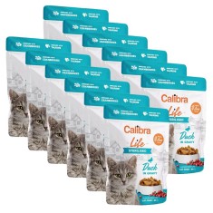 Calibra Cat Life Sterilised Duck in gravy 12 x 85 g foto