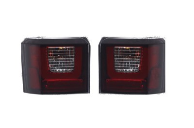 Set stopuri Spate VW Transporter (T4)/Caravelle/Multivan, 07.1990-03.2003, partea Stanga+Dreapta, tip bec LED+P21W+PY21W; rosu, fumuriu, transparent; foto
