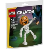 LEGO Creator Schelet amuzant de Halloween cu dovleac si felinar, 71 piese