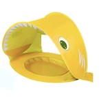 Cort Plaja Bebe cu Piscina, Protectie UV 50+, Galben, 120x70x80cm, Portabil, Copii 1-5 ani, AntaDesim