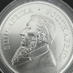 Monede argint Krugerrand 1oz argint pur, investiție protecție inflație