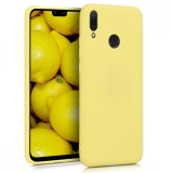 Husa pentru Huawei Y9 (2019), Silicon, Galben, 46533.49, Carcasa, Kwmobile