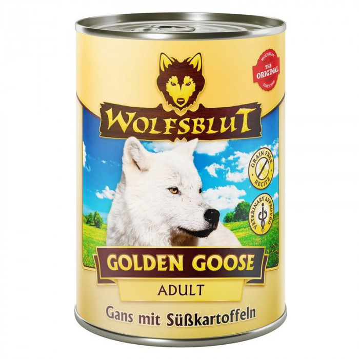 Conservă WOLFSBLUT Golden Goose Adult 395 g