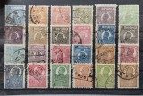 Rom&acirc;nia Lot Carol I Lp 72 Uzuale stampilate