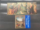 Seria Completă Vatican 1999 - Crăciun, Nașterea Domnului, Cupon Prioritar, 4v, MNH -A150