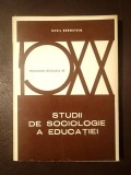 Basil Bernstein - Studii de sociologie a educației