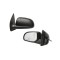Oglinda exterioara Hyundai I20 (Pb) 2008-2014, Getz (TB) 09.2005-12.2011 , Dreapta, Crom, manuala,prin cablu, Fara incalzire, carcasa neagra, Convex,