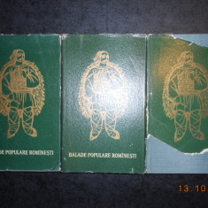AL. I. AMZULESCU - BALADE POPULARE ROMANESTI 3 volume (1964, editie cartonata)