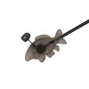 Semnalizator/swinger cu brat/tija, cu contragreutate, Delphin CARPY, negru, cu iluminare