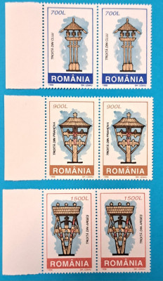 TIMBRE ROMANIA LP 1451/1998 -TROITE-Serie &amp;icirc;n pereche -MNH foto