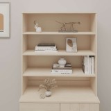vidaXL Rafturi superioare dulap, maro miere, 90x30x100 cm, lemn de pin