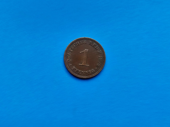 1 Pfennig 1900 lit. A -Germania-stare buna