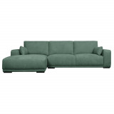 L-Shape Sofa California Green Left