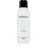 Semilac Liquids acetonă pentru a &icirc;ndepărta gelul de pe unghii 500 ml