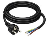Cablu alimentare CEE 7/7 (E/F) 1,8m, 3G1mm2, PVC, negru