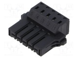 Regletă de conexiuni deconectabilă 5,08mm DEGSON ELECTRONICS cu 5 piste drept mufă