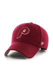 47 brand șapcă din amestec de l&acirc;nă MLB Philadelphia Phillies culoarea rosu, cu imprimeu, BCPTN-CHSMV19WIS-CA82