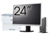 Pachet PC Second Hand HP T630 Thin Client, AMD GX-420GI 2.00GHz, 8GB DDR4, 32GB SSD Flash + Monitor 24&amp;quot; &amp; Imprimanta Brother HL-L6300DW NewTechno