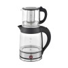 Set fierbator electric plus ceainic Zilan ZLN4858 Argintiu, putere 2200W, capacitate 1.8L si 0.8L
