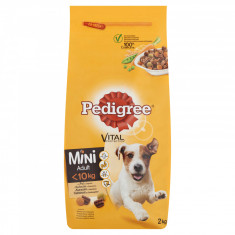 Hrana uscata pentru caini Pedigree Adult talie mica, Pasare, Orez Legume, 2Kg foto