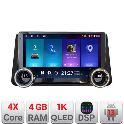 Navigatie Nissan Micra 2014-2019 Edotec 4+64 10.5 inch Incell 1K android Wifi 5Ghz gps internet CarStore Technology