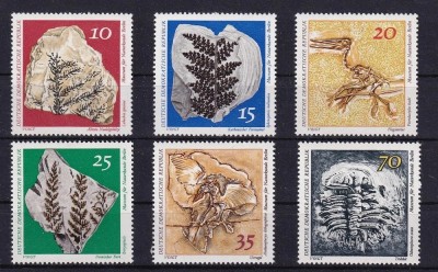 DDR 1973 - Paleontologie, fosile, serie neuzata foto