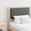 VidaXL Tăblie tapițată Maro 150 cm Lemn de pin masiv și stofă 879060