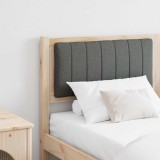vidaXL Tăblie tapițată Maro 160 cm Lemn de pin masiv și stofă 879055