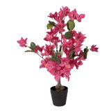 Cumpara ieftin Floare Bougainvillea roz artificiala in ghiveci 25x25x60 cm