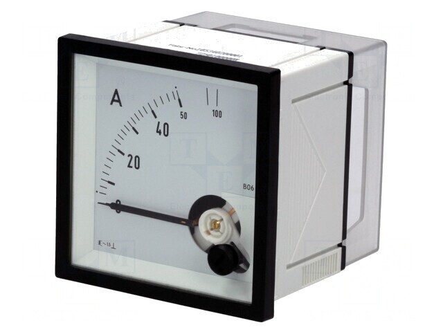 Ampermetru Panou AC True RMS 0-50A/100A Clasa 1.5