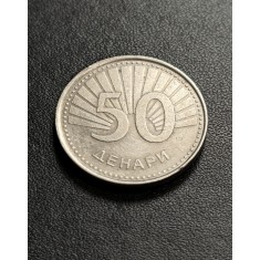B 11-C-2 Moneda 50 Denari 2008 Macedonia de Nord