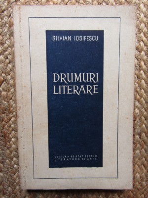 DRUMURI LITERARE - SILVIAN IOSIFESCU foto