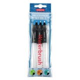 Pensula Cu Rezervor De Apa Derwent Professional, 3 Buc/set, Diferite Tipuri De Varf