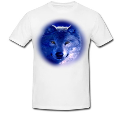 Tricou &amp;quot; Lup albastru &amp;quot; foto