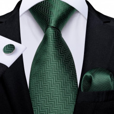 Set cravata + batista + butoni - matase - model 528