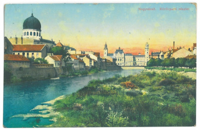4714 - ORADEA, SYNAGOGUE, Romania - old postcard - unused foto